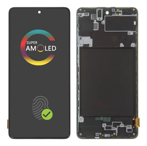 Pm Pantalla Táctil Lcd Amoled Con Marco For Samsung A71 A715