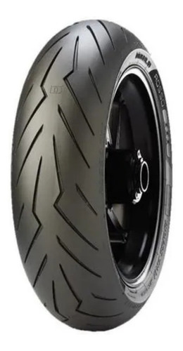 Pneu traseiro para moto Pirelli Diablo Rosso III sem câmara de 190/55 ZR17 W 75 x 1 unidade