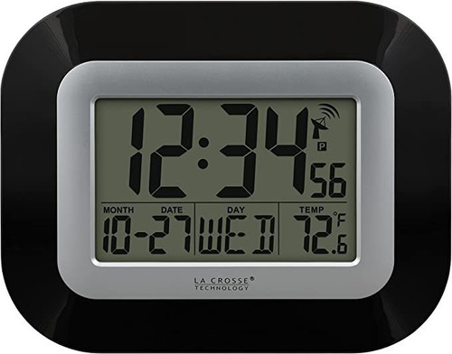 Reloj Digital De Calendario Atómico Con Temperatura Interior