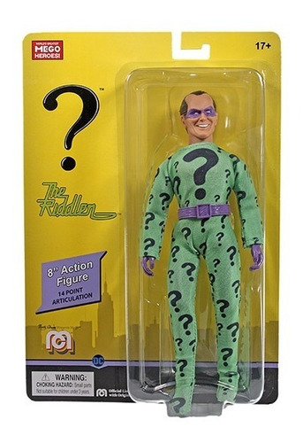 Mego Clothed Action Figure Dc Comics The Riddler Original