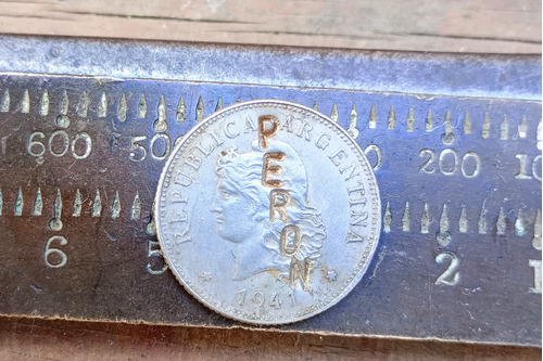 Moneda Perón 50 Centavos 1941