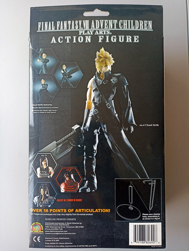 Final Fantasy Vii Advent Children Play Arts N4 Cloud Strife (Usado)