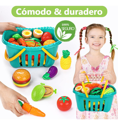 Niño Juguete De Cocina 77 Corta Frutas Verduras Torta Juegos