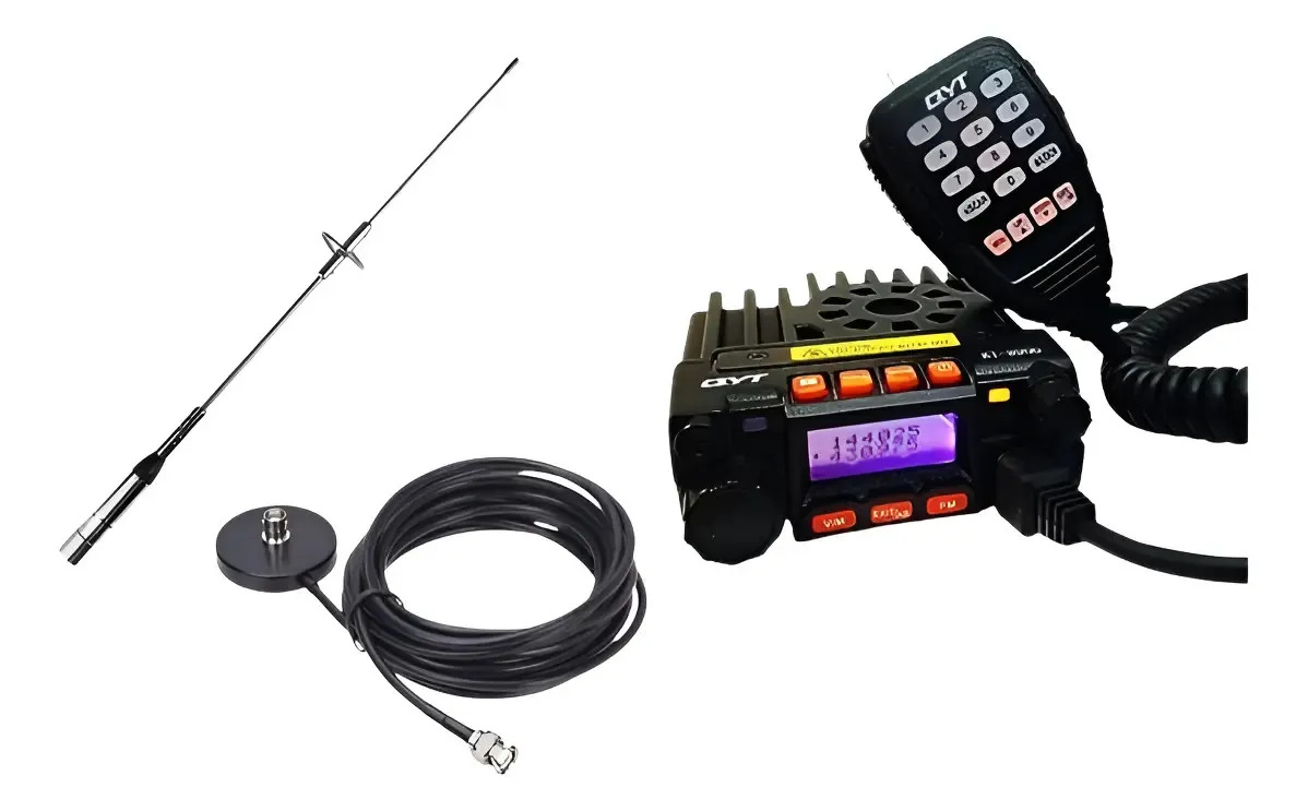 Radio Base Dual Band Qyt Kt8900 Antena Nagoya Base Magnetica