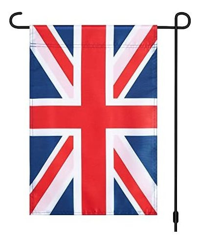 Hsqcez Union Jack - Bandera Británica De Jardín Para Patio, 