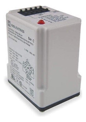 Square D 9050jck70v14 Time Delay Relay,24vac/dc,10a,dpdt Ggw