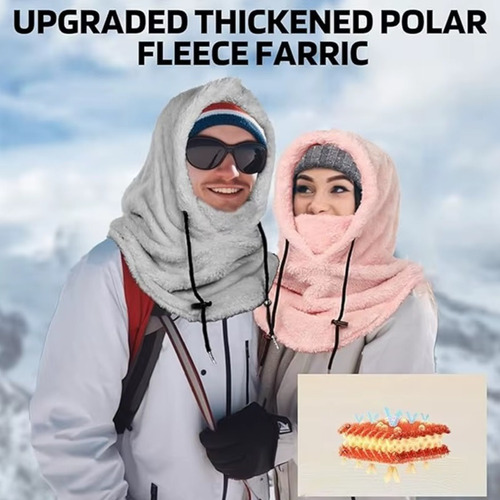 Evd-x Balaclava Premium Invierno Pasamontañas Bandana Frío Rosa Invierno Unitalla Adulto