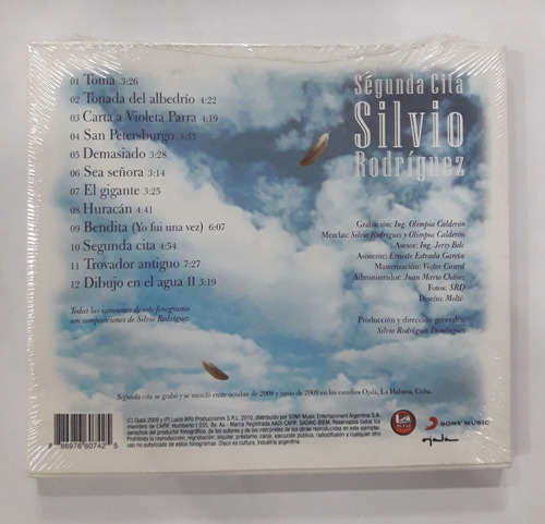 Rodriguez Silvio . Segunda Cita . Cd Nuevo Original