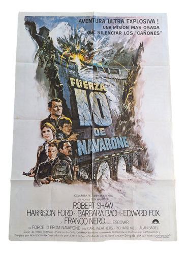 Poster Afiche Cine Original Fuerza 10 De Navarone *