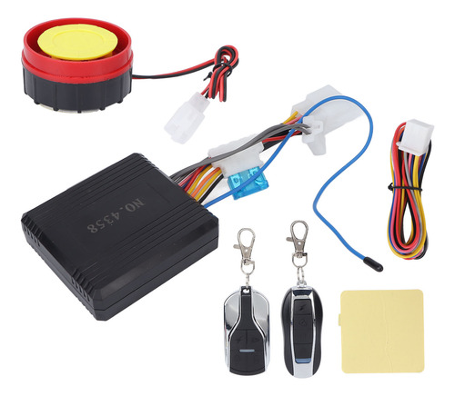Kit De Alarme Anti-roubo De Motocicleta Com Sistema De Motor