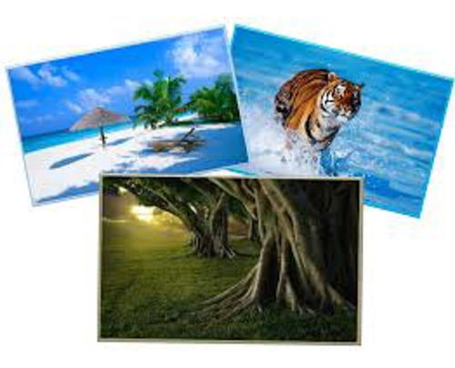 1000 Folhas Papel Foto Glossy Brilho 120g A4 Á Prova D'agua