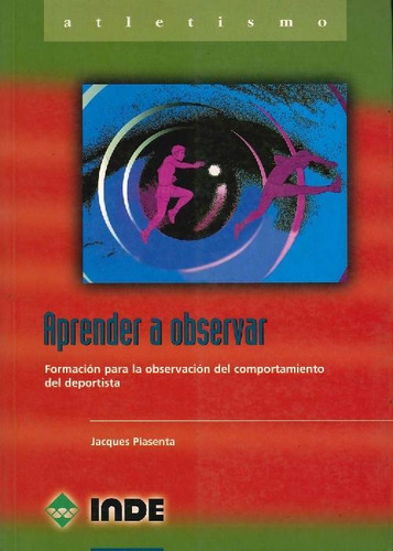 Libro Aprender A Observar: Formación Para La Observación Del