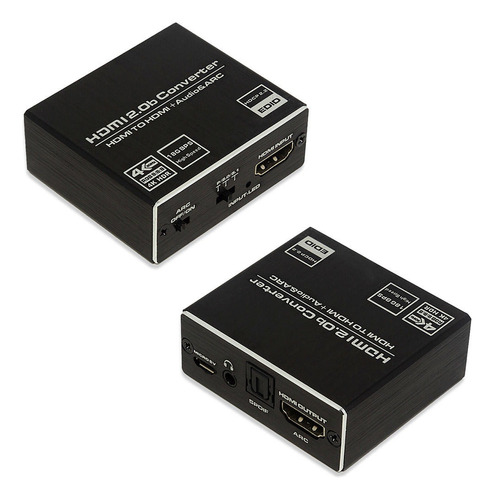 Extrator Conversor De Áudio Hdmi / Hdmi + Áudio Stereo P2