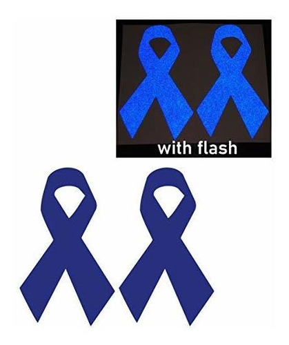 Cushystore Colon Ribbon Cancer Conciencia Apoyo Azul Oscuro