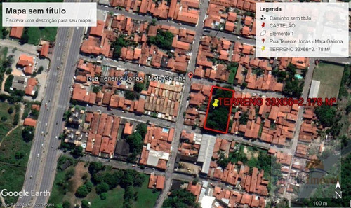 Imagem 3 de 6 de Terreno À Venda, 2178 M² Por R$ 948.000,00 - Castelão - Fortaleza/ce - Te0121