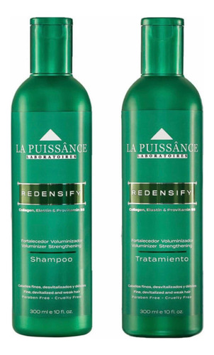 Kit Redensify Voluminazador Shampoo Tratamient La Puissance