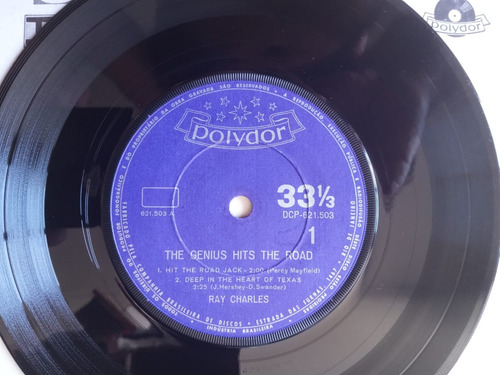 Ray Charles The Genius Hits The Road 1963 Ep Brasi 10 Puntos Estándar (Usado)