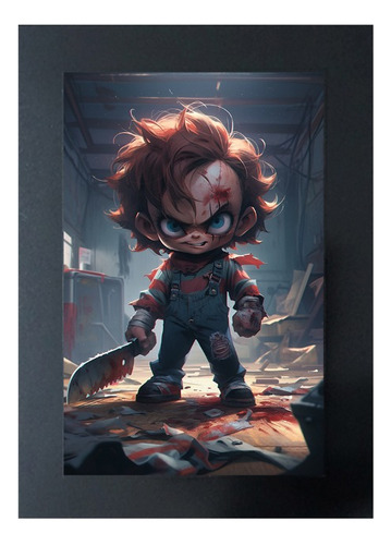 Cuadro De Chucky El Muñeco Asesino Num 4