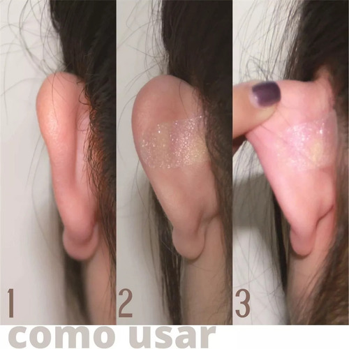 Pegatinas Parches Orejas Stiker Rostro Silicona Invisibles