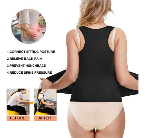Zh Chaleco De Entrenamiento De Cintura Para Mujer, Corsé,