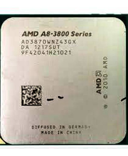 Procesador A8 3800 3.0ghz Apu 4 Nucleos Amd Apu Fm1