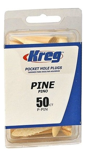 Kreg P-pin Pine Plugs For Pockets, Paquete De 50
