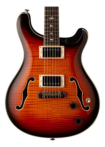 Prs Guitars 6 Cuerdas Se Hollowbody Ii Tri-color Sunburst C.