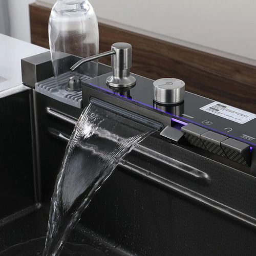 Bacha De Cocina Inteligente Extensible Cascada Lavacopa