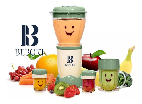 Beboki licuadora para papillas bebe 900ml Procesador De Alimentos Bebe Licuadora Papilla 11 En 1,sistema Completo Para Hacer Alimentos Baby Complete Food-making System,licuadora Papilla