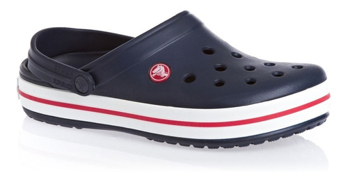 Crocs Crocband Navy Azul Marino Con Rojo De Adultos Original | Envío gratis