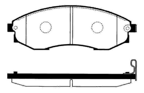 Pastilla De Freno Ssang Yong --istana 98/ Delantera