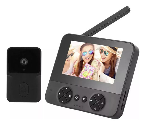 Portero Inhalambrico Inteligente Con Pantalla Hd Wi Fi Blanco