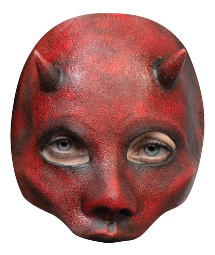 Máscara Antifaz De Diablita Demon Girl Disfraz Halloween 