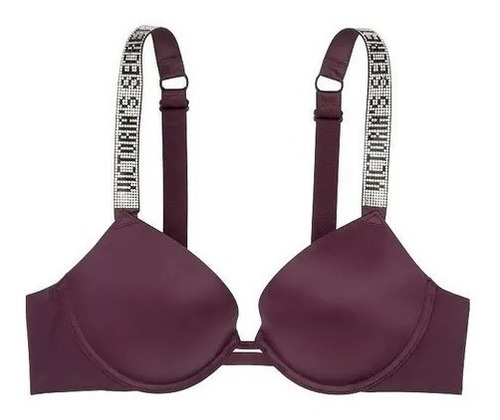 Imagen 2 de 3 de Conjunto Lencería Tipo Victoria Secret Rhinestone Bra Panty