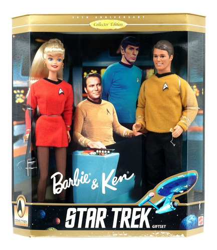 Star Trek 30th Giftset Barbie & Ken Collector Edition