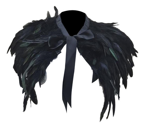 Chal De Plumas Cómodo Cuello De Plumas En Capas For Fiesta