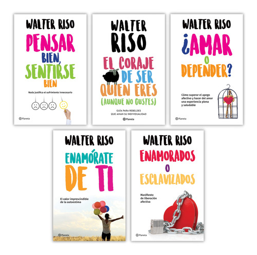 Pack 5 Libros De Walter Riso