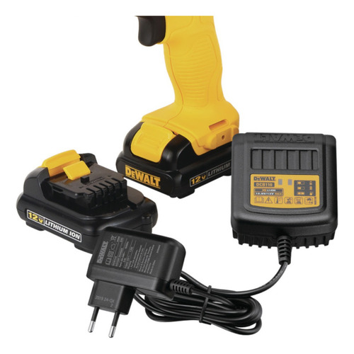 Furadeira Parafusadeira Sem Fio De 10mm Dewalt Dcd700c2 12v