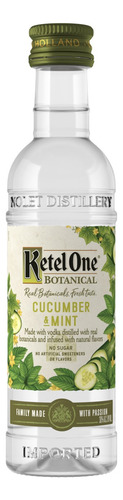 Vodka Destilada Cucumber & Mint Ketel One Botanical Garrafa 50ml