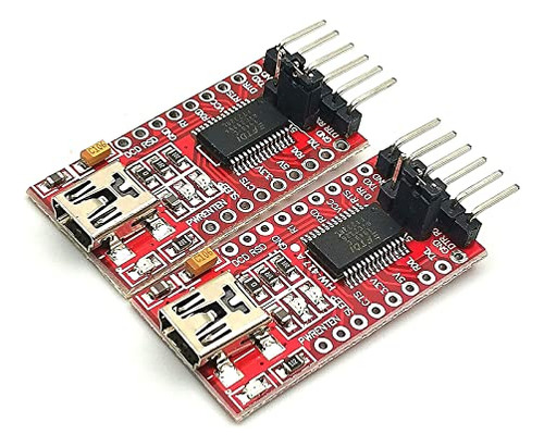 Convertidor De Serie Fainwan Ft232rl Ftdi Mini Usb A Ttl, 2