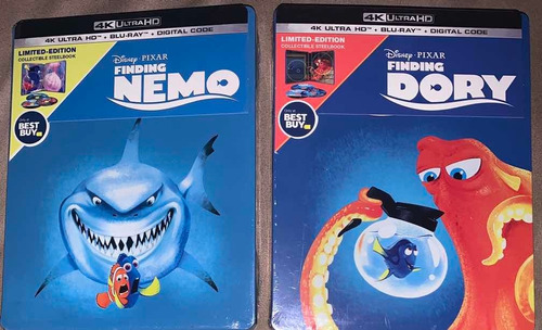 Buscando A Nemo Y Buscando A Dory Steelbook 