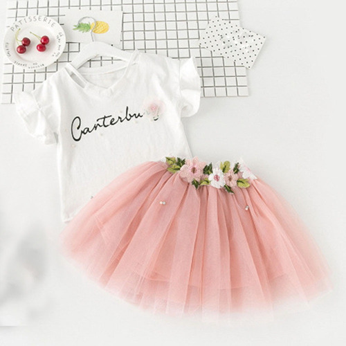 Conjunto De Camisetas Con Estampado De Ropa Para Niñas Y Fal