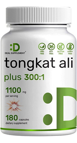 Tongkat Ali 1100 Mg 180 Capsulas Deal Supplement