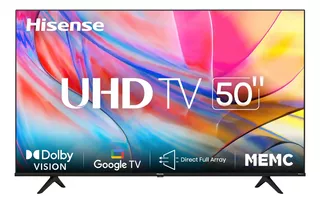 Pantalla Hisense 50 4k Googletv Con Dolby Vision 50a7k