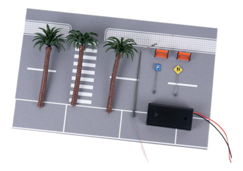 1/64 Escena De Carretera Modelo De Coche Exhibición Mesa De