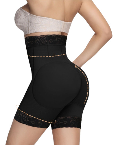 Panty Short Fajas Colombianas Moldeadoras Control De Abdomen