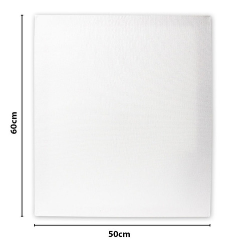Kit 04 Telas De Pintura 50x60 Prontas Para Uso 100% Algodão