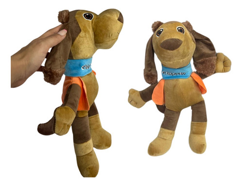 Peluche Perro Chocolo 40 Cm Suave De Felpa Kawaii