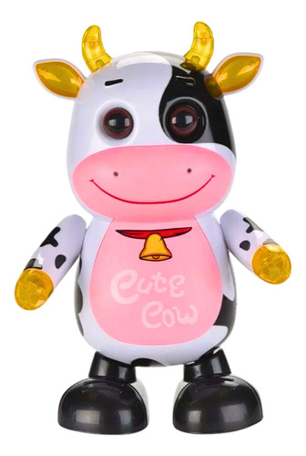 Robot Vaca Bailarin Con Luces Canta Baila Musica