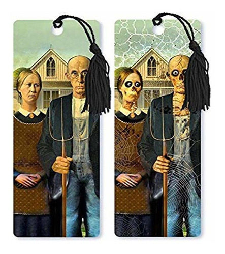 Dimension 9 American Gothic 3d Lenticular Marcapagina Borla